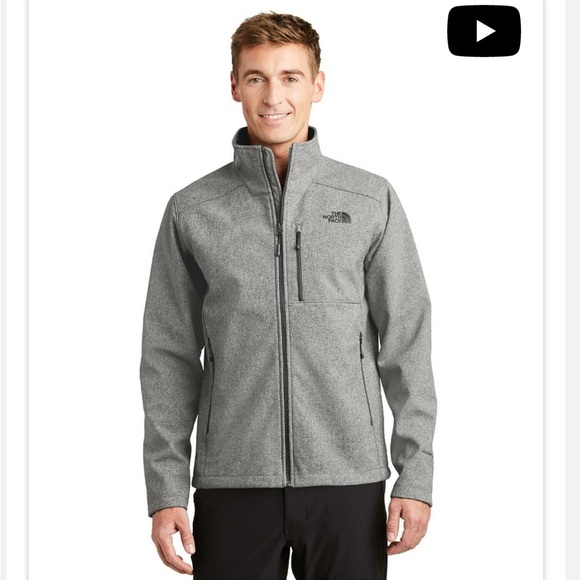 The Northface Apex Barrier Soft Shell Men’s jacket - Heather Grey - Picture 7 of 7